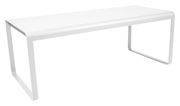 Table rectangulaire Bellevie / L 196 cm - 8 à 10 personnes / Métal - Fermob blanc en métal