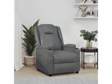 Vidaxl fauteuil inclinable anthracite similicuir 321307