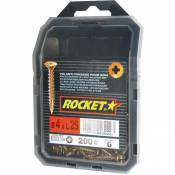 Vis Rocket à tête fraisée Pozi - 4x25 mm