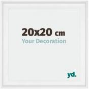 Your Decoration - 20x20 cm - Cadres en Bois avec Verre acrylique - Anti-Reflet - Excellente Qualité - Blanc - Cadre Decoration Murale - Birmingham.