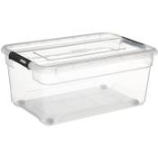 5five - boîte en plastique transparente 40l solutions+ - Transparent