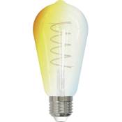 Ampoule à led (simple) cee: g (a - g) Müller-Licht Edison Bulb Gold retro white+ambiance 404037 E27 Puissance: 5.5 w 6