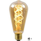 Ampoule filament - 1xE27 - Ambre - Lucide ST64 TWILIGHT