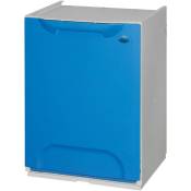 Artplast - Bac de recyclage en polypropylène bleu, avec dépôt de 20 l à l'intérieur - Bleu