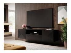 Bobochic meuble tv suspendu 167 cm alice noir