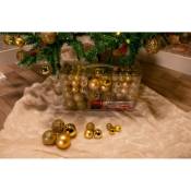 Boules de Noël dorées - Pack de 100