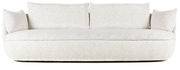 Canapé droit Bart / L 235 cm - Tissu - Moooi blanc en tissu