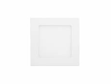 Ecd germany panneau led ultramince 9w - carré - 14,2x14,2 cm - smd 2835 - 745 lumens - plafonnier led blanc froid - 6000k - cuisine salle de bain - pl