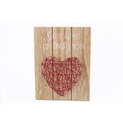 Heart Of The Home - Tableau motif cœur - 20 x 15 cm