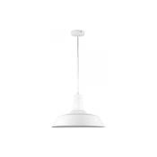 Industrial Style - Lampe suspension industrielle Blanc