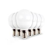 Lot de 6 ampoules led E14 Mini Globe 5.5W 470 lumens