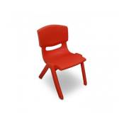 Mediawave Store - 173710 Chaise colorée pour enfants en plastique résistant 26 x 30 x 50 cm Couleur: Rouge
