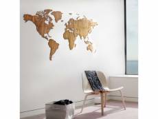 Mimi innovations décoration carte du monde murale