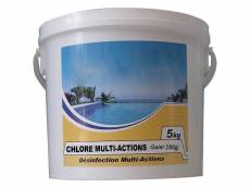 Nmp - chlore lent multi-fonctions galet 250g 5kg chlore