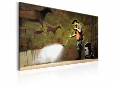 Paris prix - tableau imprimé "cave painting - banksy" 40 x 60 cm