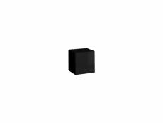 Rangement carré avec porte - blox sw20 - l 35 cm x p 32 cm x h 35 cm - noir