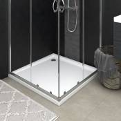 Receveur de douche Bac de douche salle de bain - carré abs Blanc 80x80 cm BV460802