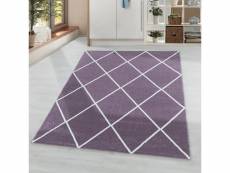 Scandi colors - tapis scandinave coloré - violet et blanc 120 x 170 cm RIO1201704601LILA