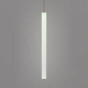 Suspension Flux LED / H 64 cm - Slide blanc en plastique