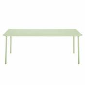 Table rectangulaire Patio / Inox - 240 x 100 cm - Tolix vert en métal