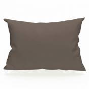 Taie d'oreiller 50x75 cm ZZZ taupe - Taupe
