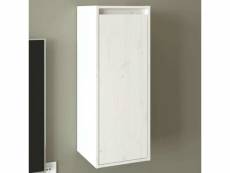 Vidaxl armoire murale blanc 30x30x80 cm bois de pin massif