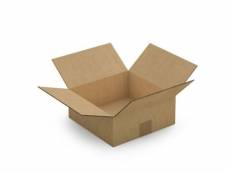 10 cartons d'emballage 25 x 25 x 10 cm - double cannelure CAD02A-10