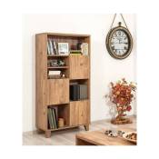Azura Home Design - Bibliothèque flore 200 bois 80 cm