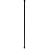 Barre de douche aluminium 70-120 cm - noir mat Tendance