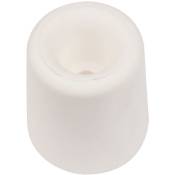 Butoir rond caoutchouc blanc creux - Ø 30 x 25 mm