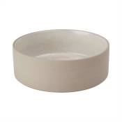 Gamelle blanc en céramique Ø19,5xH6,5cm