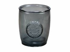 Gobelet en verre recyclé authentic - silver gris - 10,5 cm