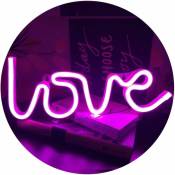Groofoo - Néon Love Signs Light led Amour Art Décoratif Signe de Chapiteau - Décoration Murale/Décoration de Table pour Fête de Mariage Salle Enfants