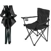 Hofuton Chaise de camping pliante avec porte-gobelet,