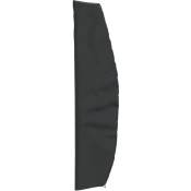 Housse de parapluie de jardin noir 265x50/70/40 cm