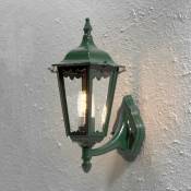 Konstsmide Firenze Grande applique murale d'extérieur classique Lantern Up - Vert brillant, IP43