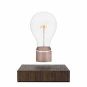 Lampe de table Flyte Buckminster / Ampoule en lévitation - Flyte cuivre en bois