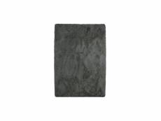 Neo yoga - tapis lavable à base fine et souple extra doux gris foncé 190x290 ALE190401