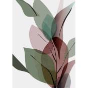Tableau sur verre tropical 30x45 cm - Impression sur Verre - Image hd imprimée sur Verre - Tableau mural décoratif en verre - Finition Brillante