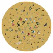 Tapis Garden of Eden / Ø 350 cm - Moooi Carpets jaune en tissu