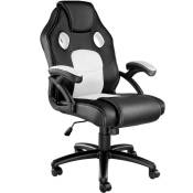 TECTAKE Chaise de Bureau Design Gamer Mike - Confortable
