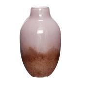 Vase en verre violet dégradé H37 H37