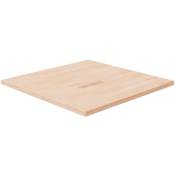 Vidaxl - Dessus de table carré 70x70x2,5 cm Bois chêne