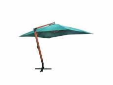 Vidaxl parasol déporté vert 300 x 400 cm 40079