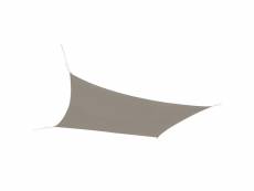 Voile d'ombrage 4x3 m taupe