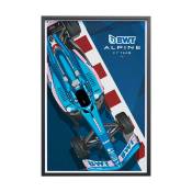 Affiche F1 - BWT Alpine F1 Team 2022 A522 Circuit 30x40