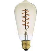 Aric - Lampe standard amber led E27 ST64 4W variable