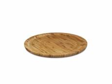 Assiette tournante en bambou plateau de fromage en bois rond diamètre 33 cm bambou helloshop26 13_0000305