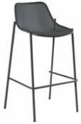 Chaise de bar Round / Métal - H 78 cm - Emu métal