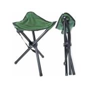 Chaise de pêche(Vert)/Tabouret de pêche Pliable avec